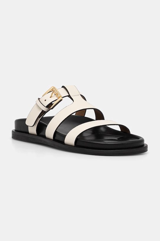 Answear.LAB klapki skórzane 156-26.tjk biały WS26