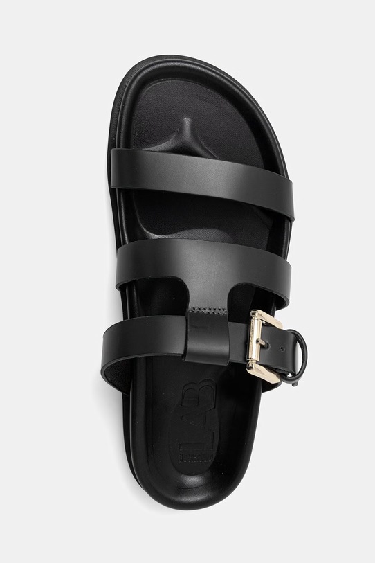 Answear.LAB klapki skórzane czarny 156-26.tjk