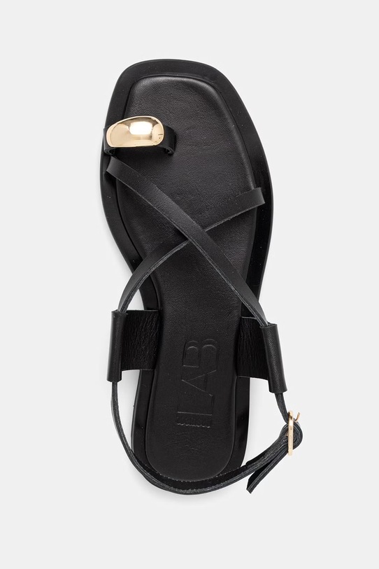 Answear.LAB sandały damskie skórzane WS26-OBD080 czarny