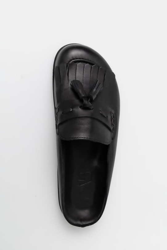 Кожаные шлепанцы Answear.LAB 25-462.tjk чёрный