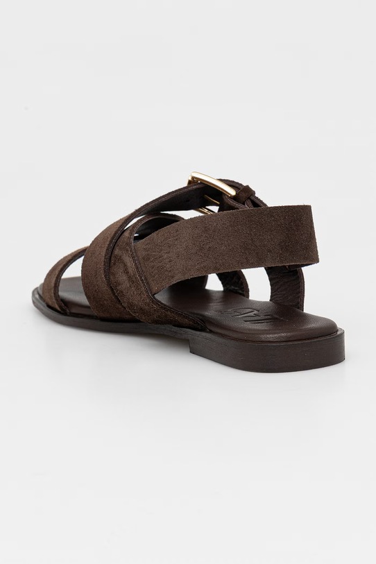 Obuwie Answear.LAB sandały zamszowe 3101-62.tjk brązowy