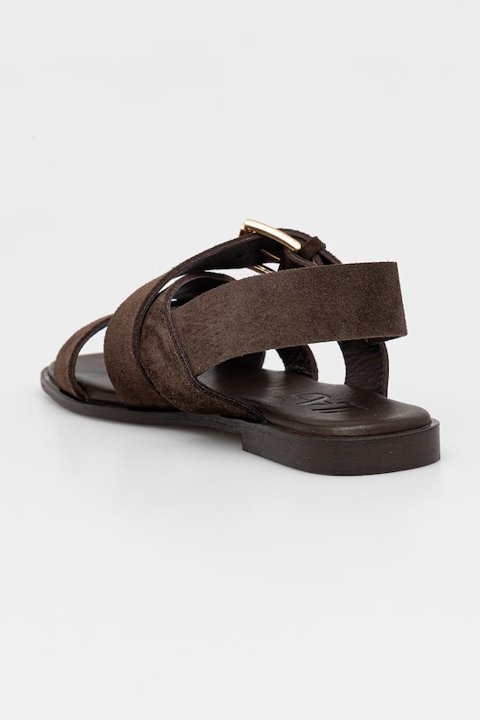 Obuwie Answear.LAB sandały zamszowe 3101-62.tjk brązowy