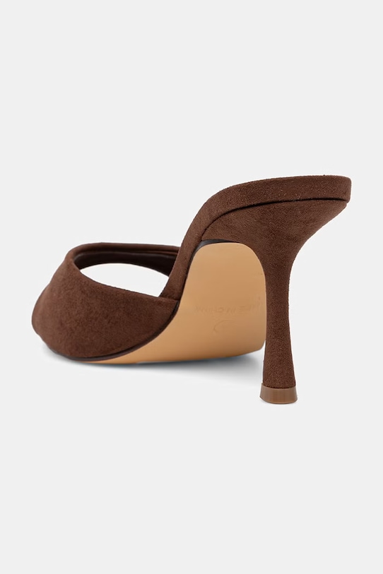 Obuwie Answear.LAB klapki na szpilce damskie WS26-OBD089 brązowy