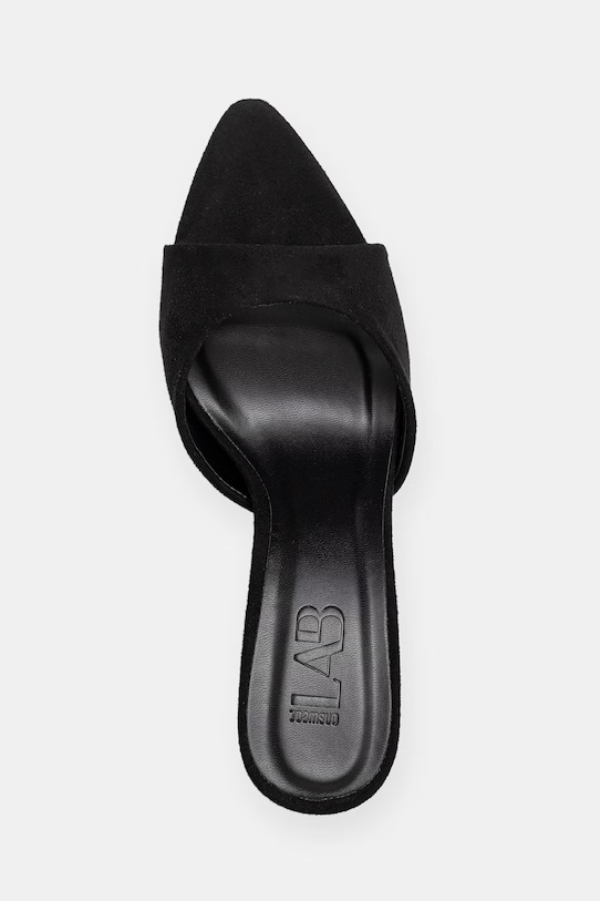 Answear.LAB klapki na szpilce damskie czarny WS26-OBD089