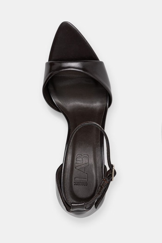 Answear.LAB sandały na szpilce brązowy WS26-OBD090