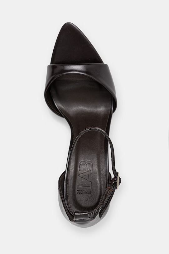 Answear.LAB sandały na szpilce brązowy WS26-OBD090