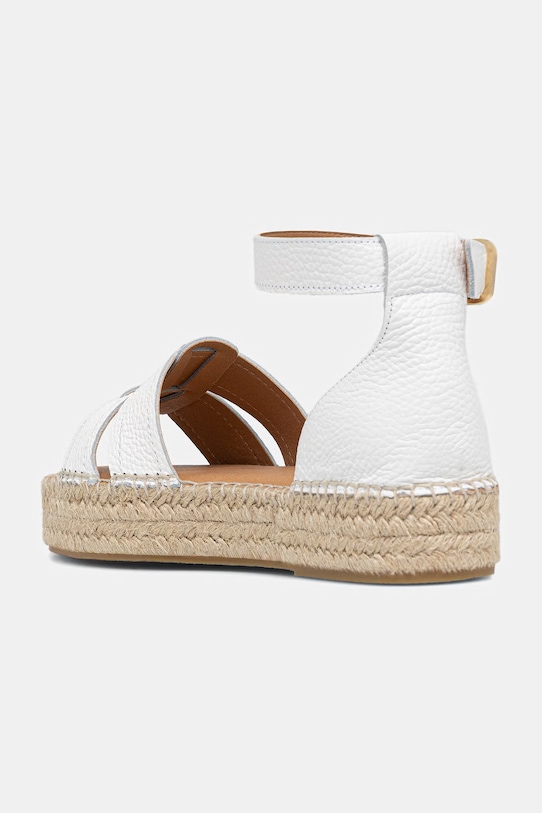 Obuwie Answear.LAB sandały na platformie damskie skórzane WS26-OBD101 biały