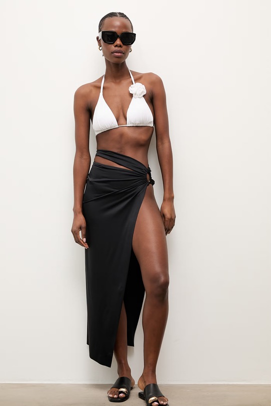 Answear.LAB spódnica plażowa damska WS26-OPD001 czarny WS26