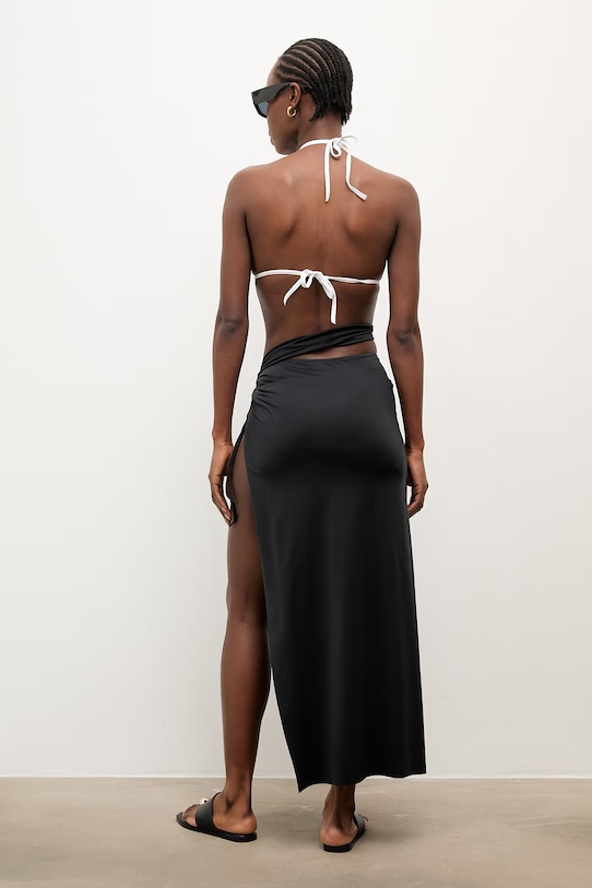 Odzież Answear.LAB spódnica plażowa damska WS26-OPD001 czarny