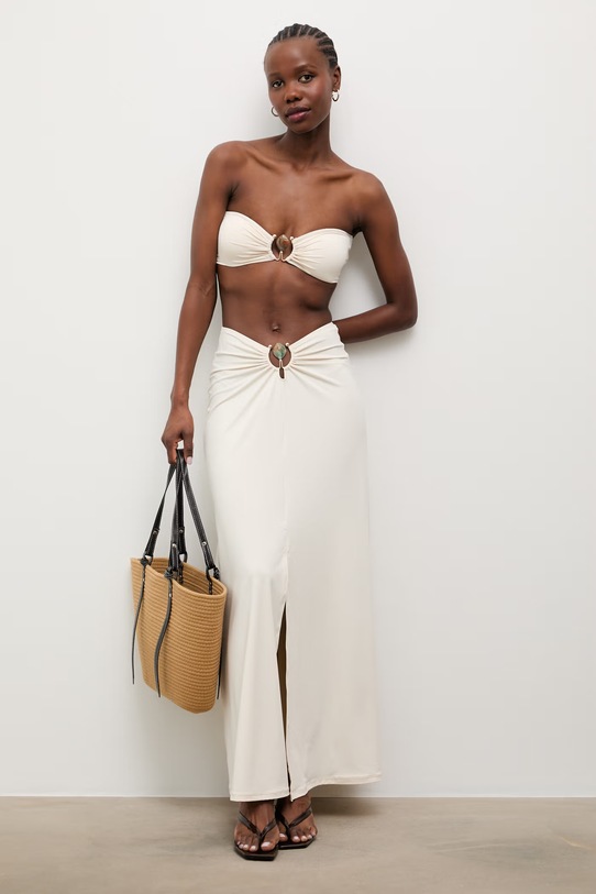 Answear.LAB spódnica plażowa damska beżowy AT4VT2525.fak