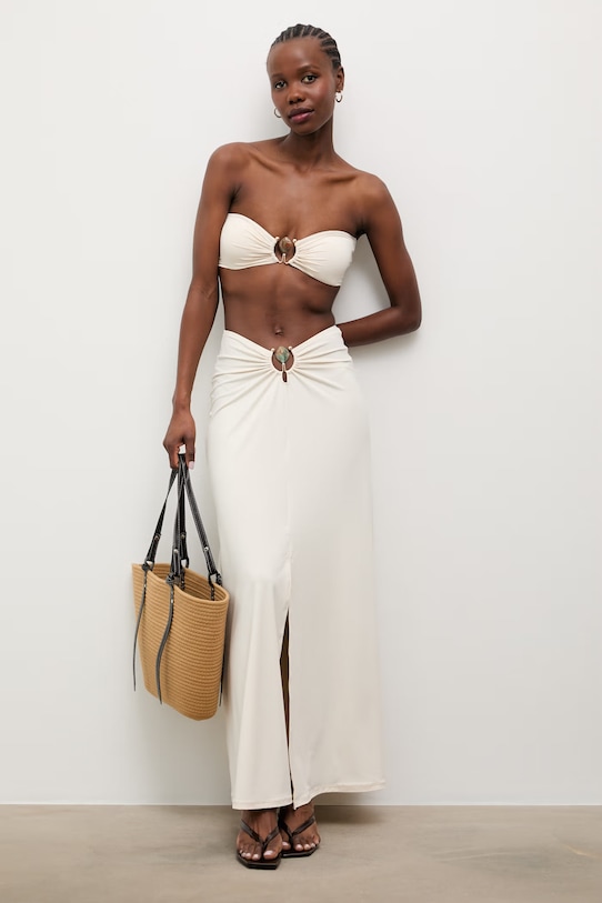 Answear.LAB spódnica plażowa damska beżowy AT4VT2525.fak