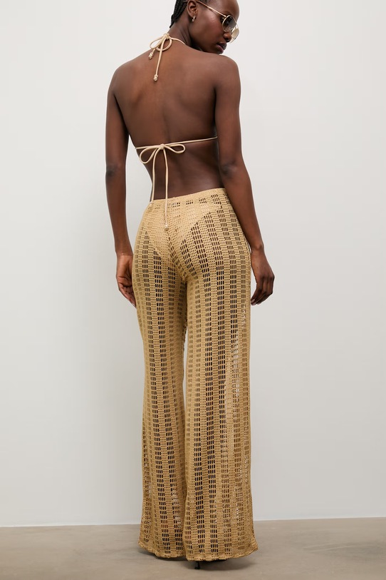 Abbigliamento Answear.LAB pantaloni da spiaggia da donna WS26-OPD003 marrone