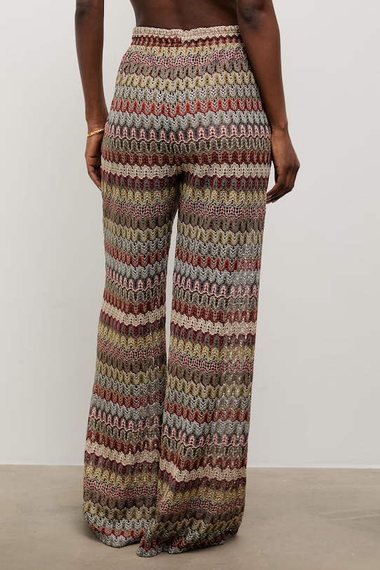 Odzież Answear.LAB spodnie plażowe damskie HT4AE1304.fak czerwony