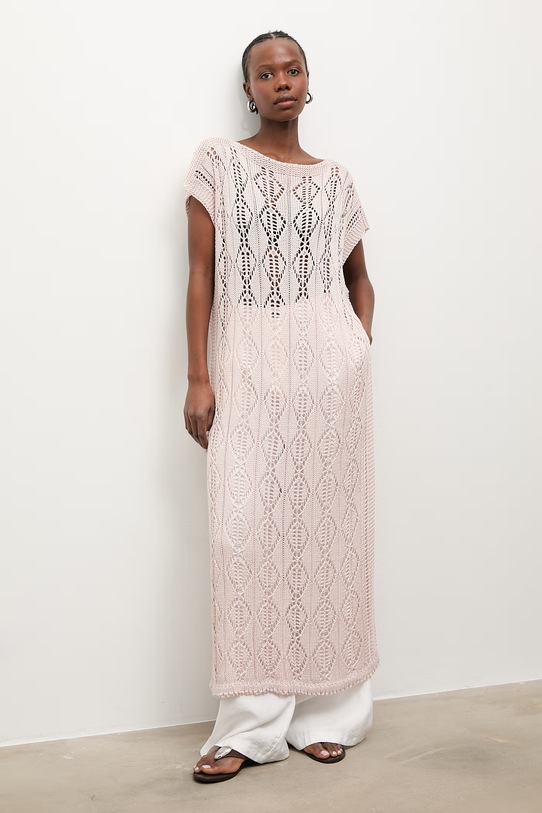 Answear.LAB sukienka plażowa damska 2510529 różowy WS26