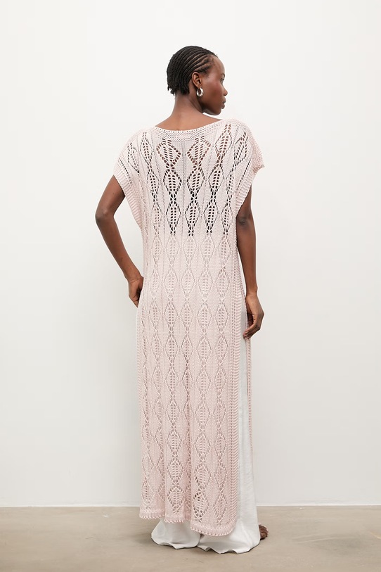 Odzież Answear.LAB sukienka plażowa damska 2510529 różowy