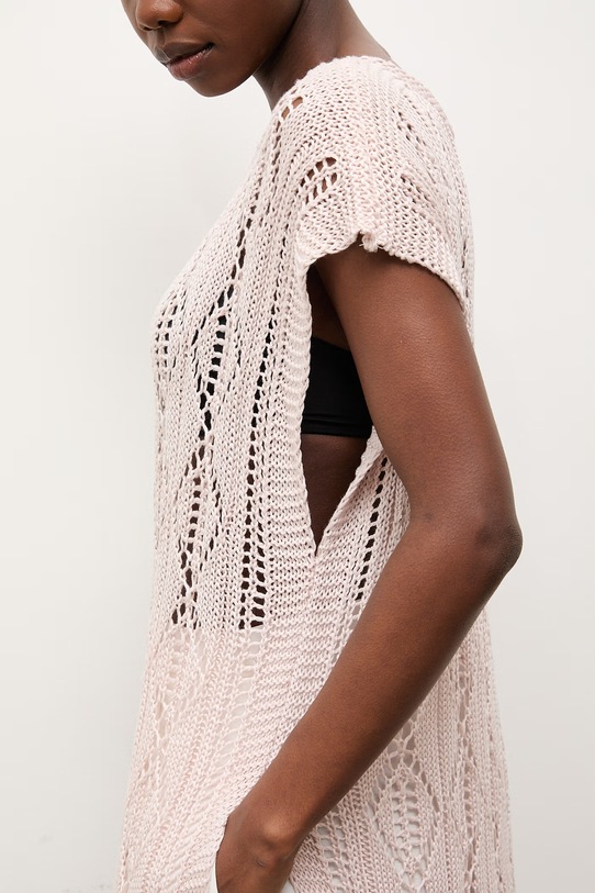 Answear.LAB sukienka plażowa damska 2510529 różowy