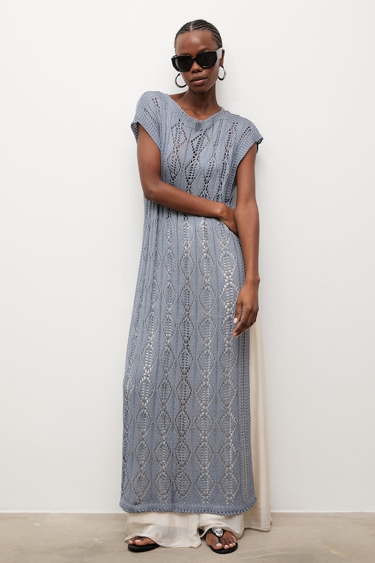 Answear.LAB rochie de plajă pentru femei violet 2510529