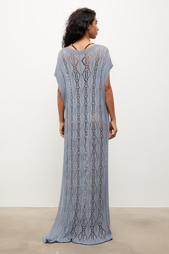 Odzież Answear.LAB sukienka plażowa damska 2510529 fioletowy