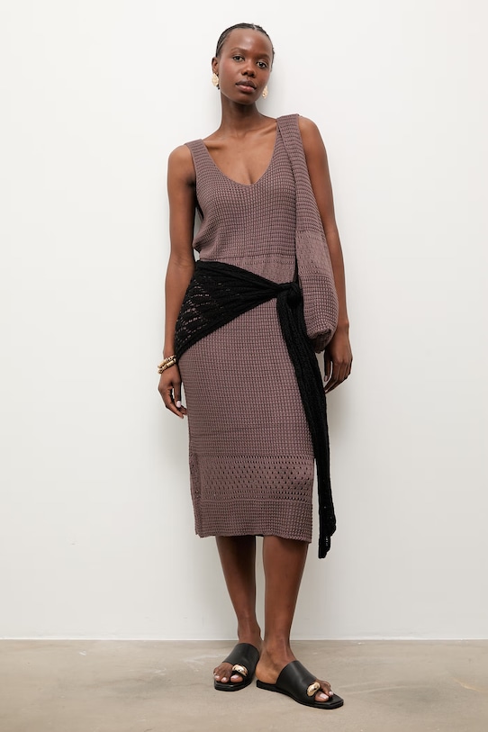 Answear.LAB pareo pentru femei 2506071 negru WS26