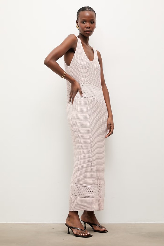 Answear.LAB sukienka plażowa damska 2510526 różowy WS26