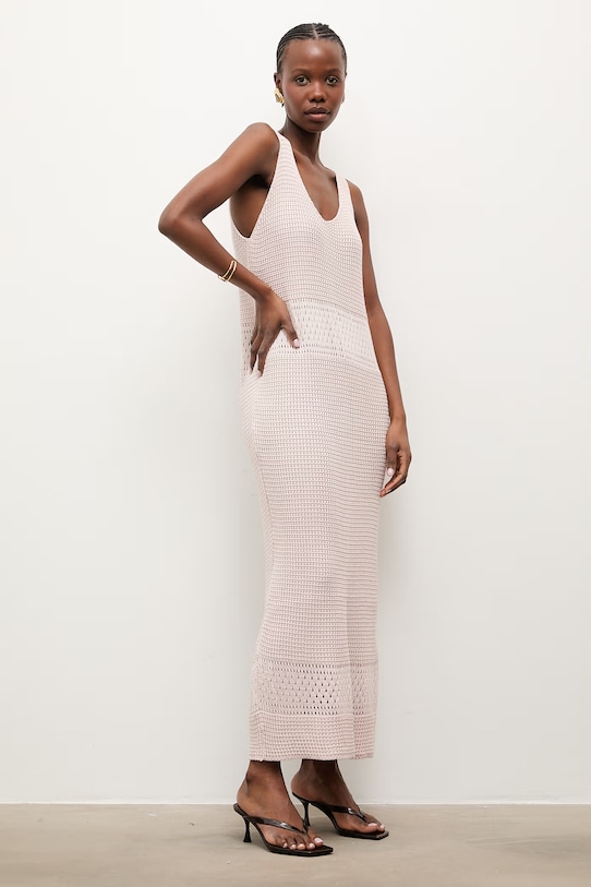 Answear.LAB sukienka plażowa damska 2510526 różowy WS26