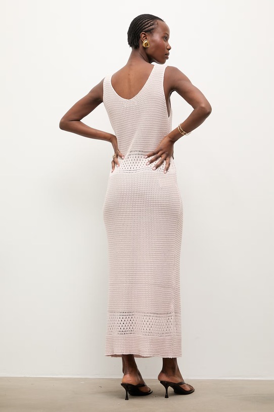 Answear.LAB sukienka plażowa damska różowy 2510526