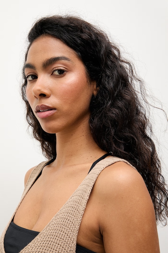 Answear.LAB sukienka plażowa damska 2510526 beżowy