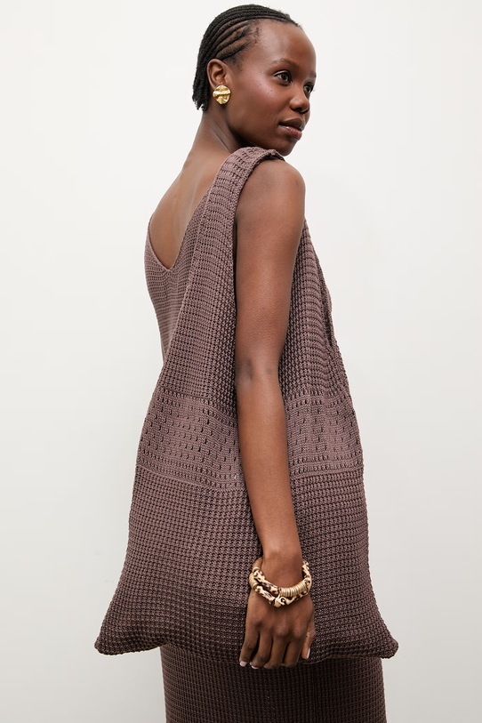 Îmbrăcăminte Answear.LAB rochie de plajă pentru femei 2510526 maro