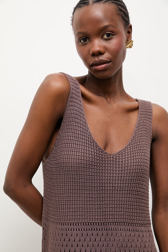 Answear.LAB rochie de plajă pentru femei 2510526 maro