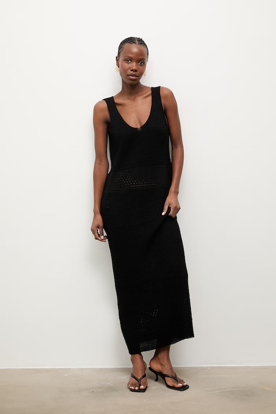 Answear.LAB rochie de plajă pentru femei 2510526 negru WS26