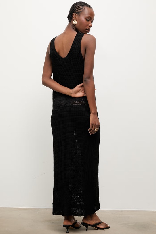 Answear.LAB rochie de plajă pentru femei negru 2510526