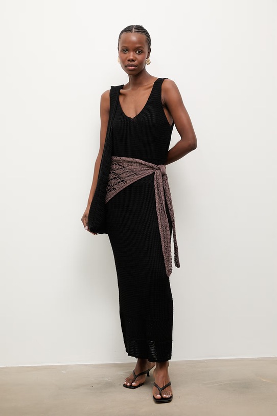 Answear.LAB rochie de plajă pentru femei 2510526 negru