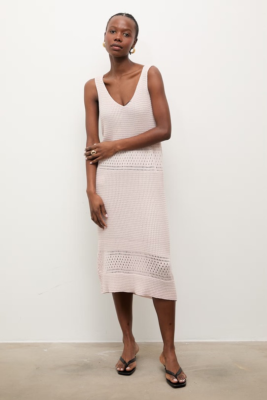 Answear.LAB sukienka plażowa damska 2510525 różowy WS26