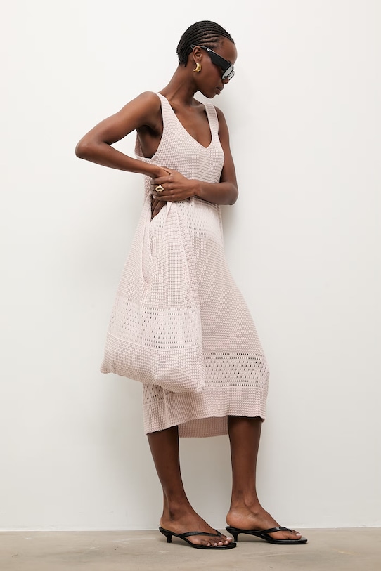 Odzież Answear.LAB sukienka plażowa damska 2510525 różowy