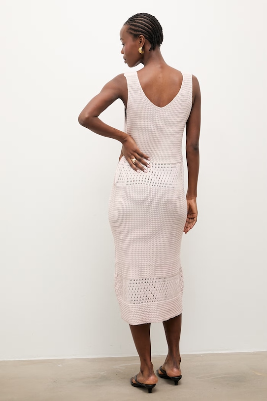 Answear.LAB sukienka plażowa damska różowy 2510525