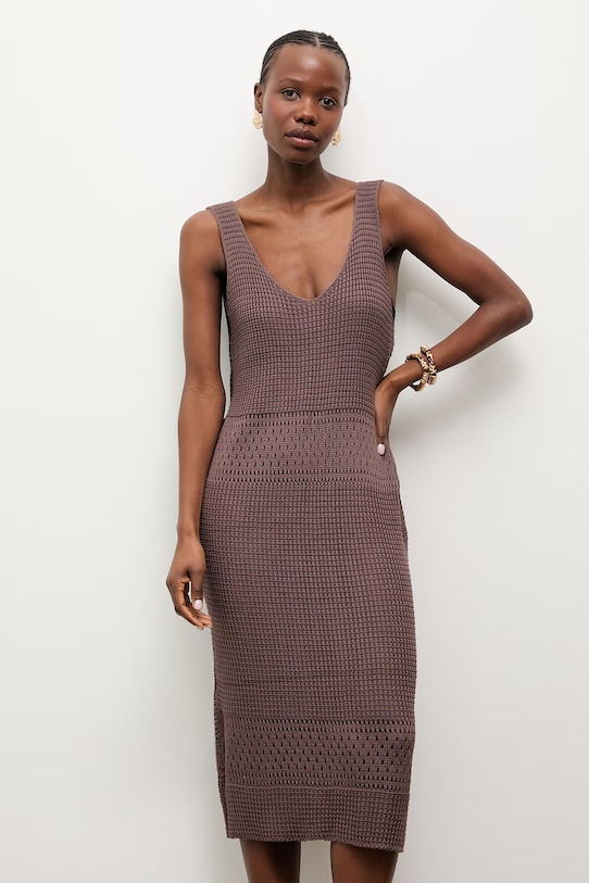 Answear.LAB rochie de plajă pentru femei 2510525 maro WS26