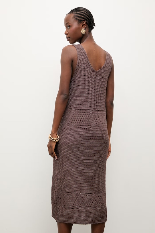 Îmbrăcăminte Answear.LAB rochie de plajă pentru femei 2510525 maro