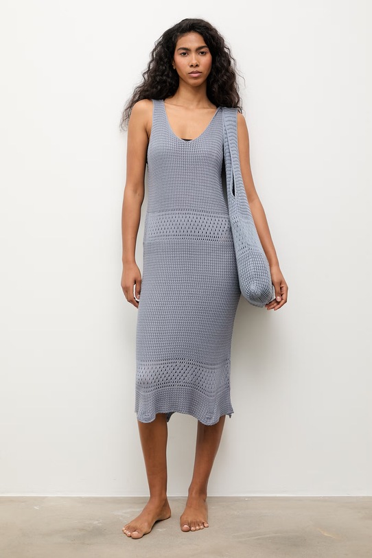 Answear.LAB sukienka plażowa damska 2510525 fioletowy WS26