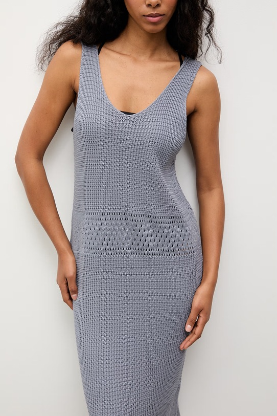 Answear.LAB sukienka plażowa damska fioletowy 2510525