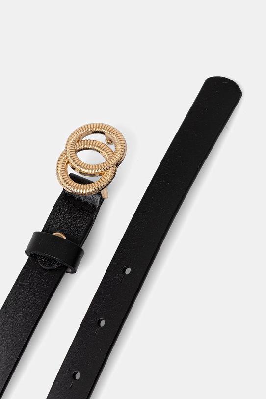 Answear.LAB pasek damski skórzany WS26-PAD019 czarny WS26