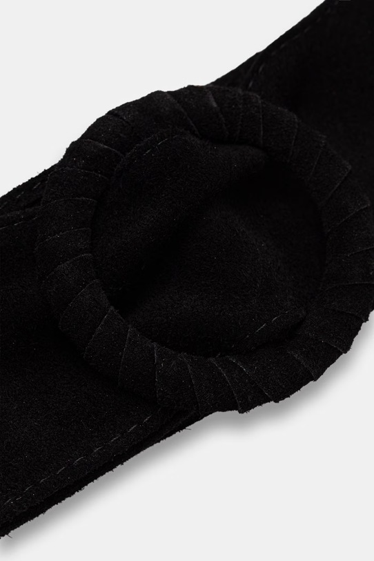 Answear.LAB pasek damski zamszowy WS26-PAD023 czarny WS26