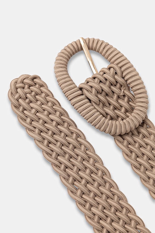 Answear.LAB pletený opasok dámsky WS26-PAD024 hnedá WS26