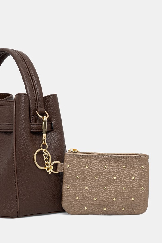 Kožená peňaženka Answear.LAB hnedá M035tachas.hak