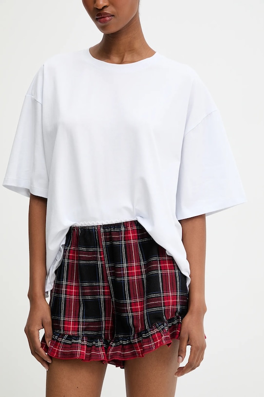 Odzież Answear.LAB piżama WS26-PJD000 czerwony