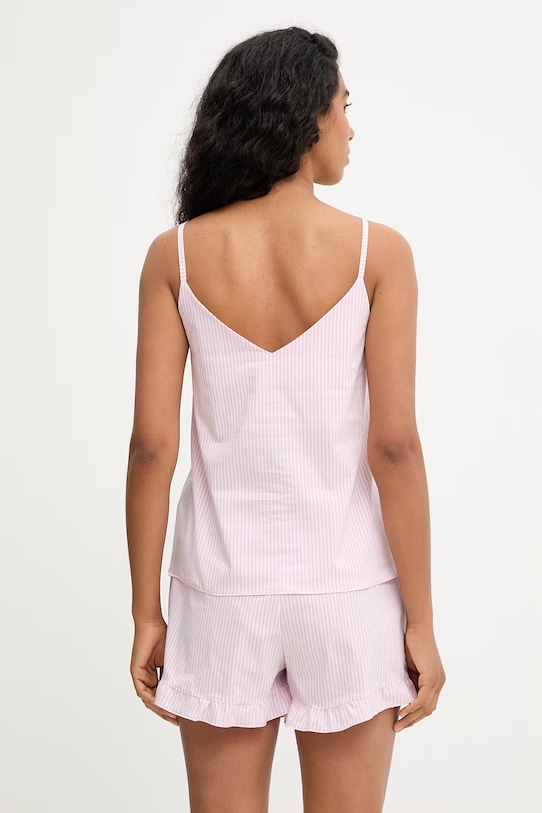 Answear.LAB piżama damska z bawełny różowy WS26-PJD013