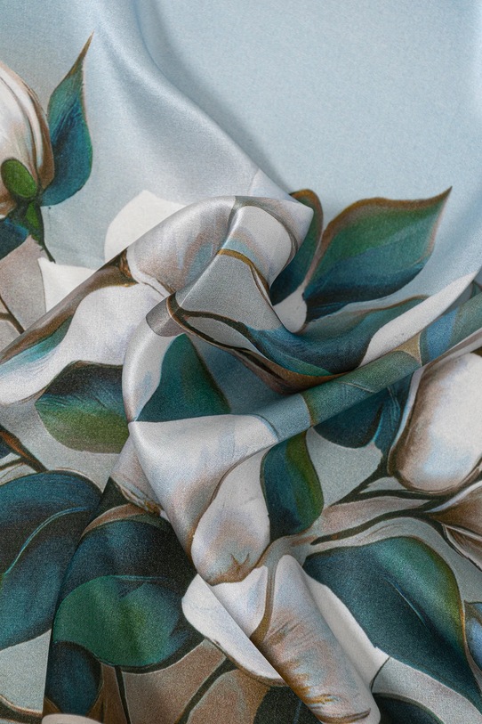 Αξεσουάρ Μεταξωτό φουλάρι Answear.LAB WY.1N.cjk μπλε