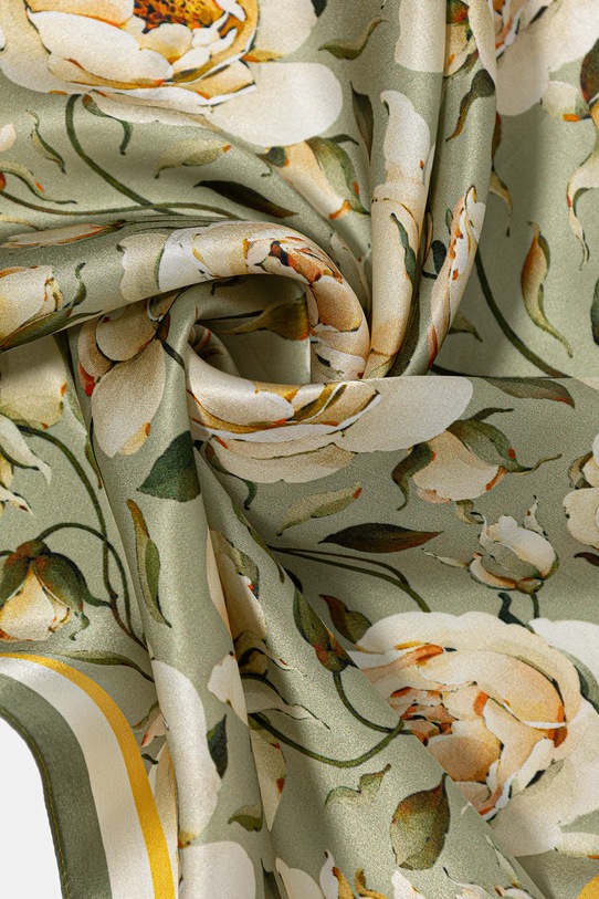 Doplnky Hodvábna šatka Answear.LAB WY.1M.cjk zelená