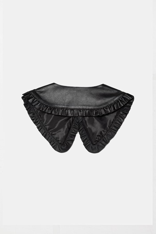 Answear.LAB Kołnierzyk ozdobny damski skórzany ARIN WS26-SAD008 czarny WS26