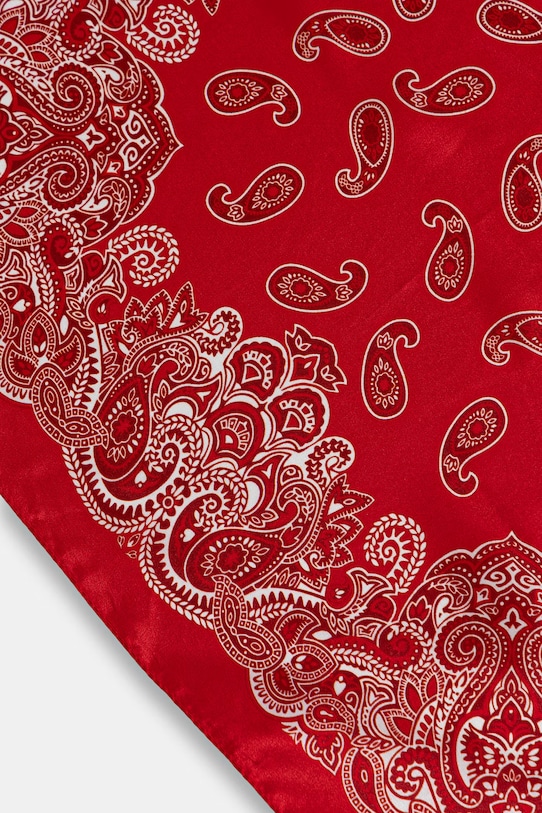 Akcesoria Answear.LAB chusta jedwabna z kolekcji Unscripted 123.flk czerwony