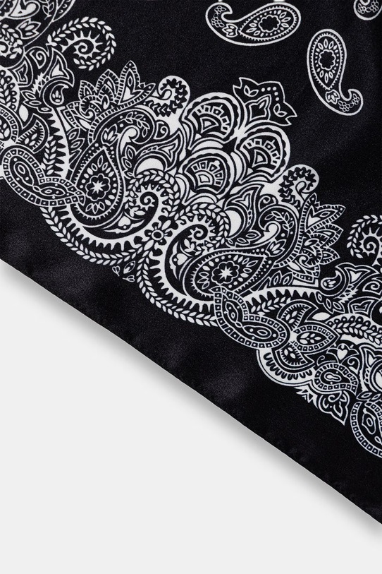 Akcesoria Answear.LAB chusta jedwabna z kolekcji Unscripted 123.flk czarny